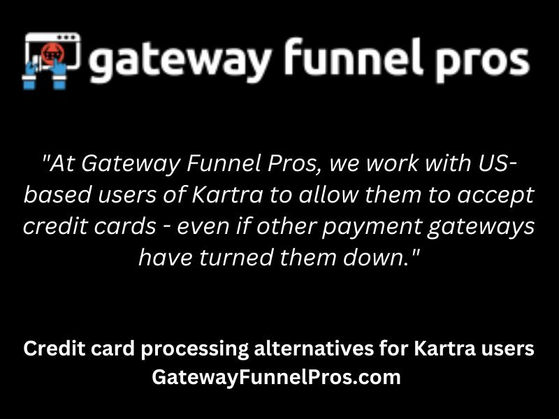 Credit card processing alternatives for Kartra users - infographic.