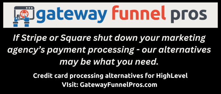 HighLevel payment gateways for marketing agencies. Gateway Funnel Pros Infographic